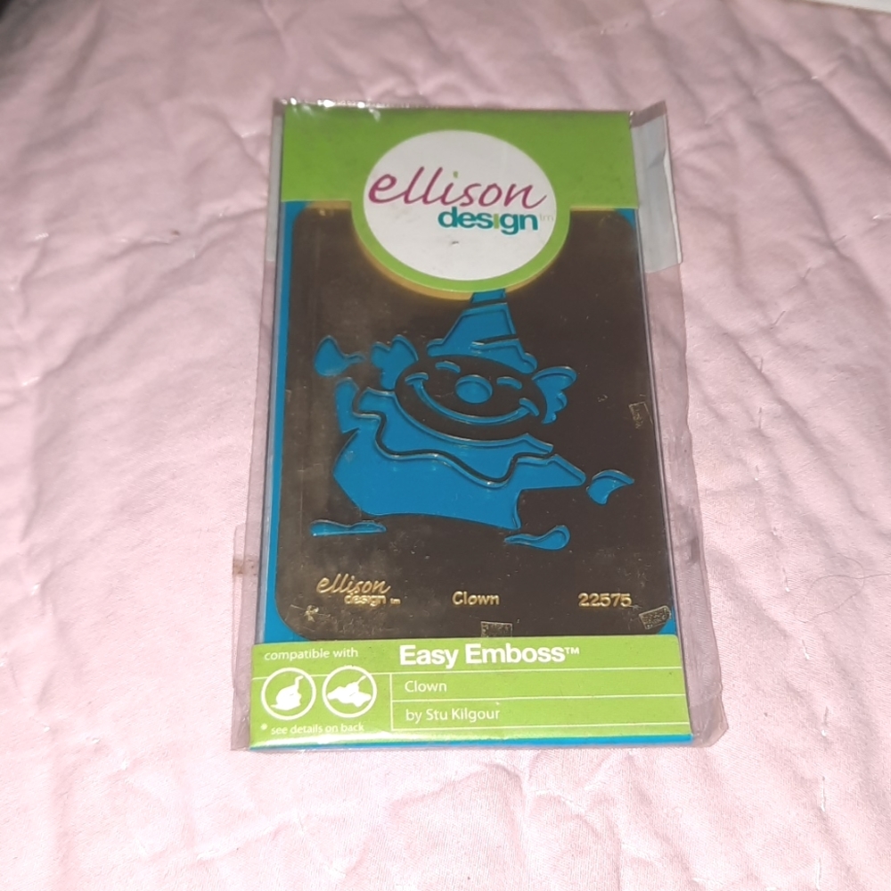 Ellison easy emboss Clown #22575